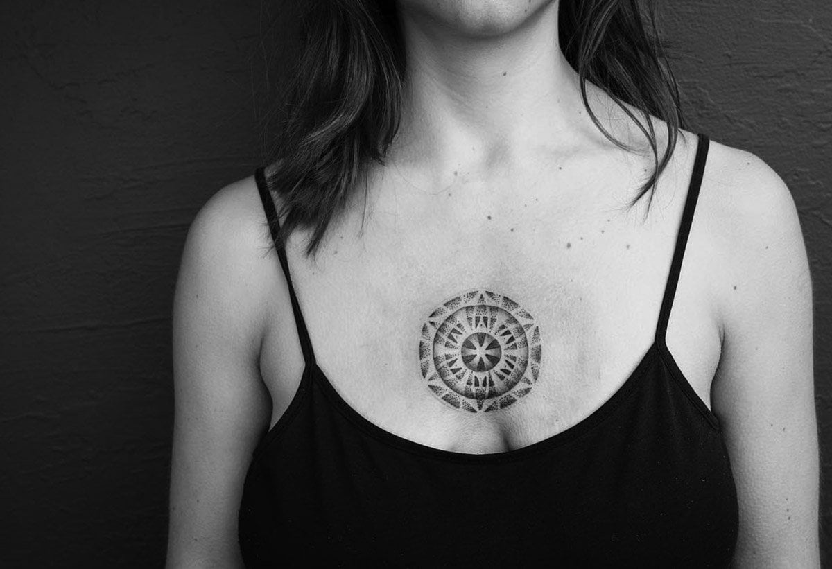 circle symbol tattoo