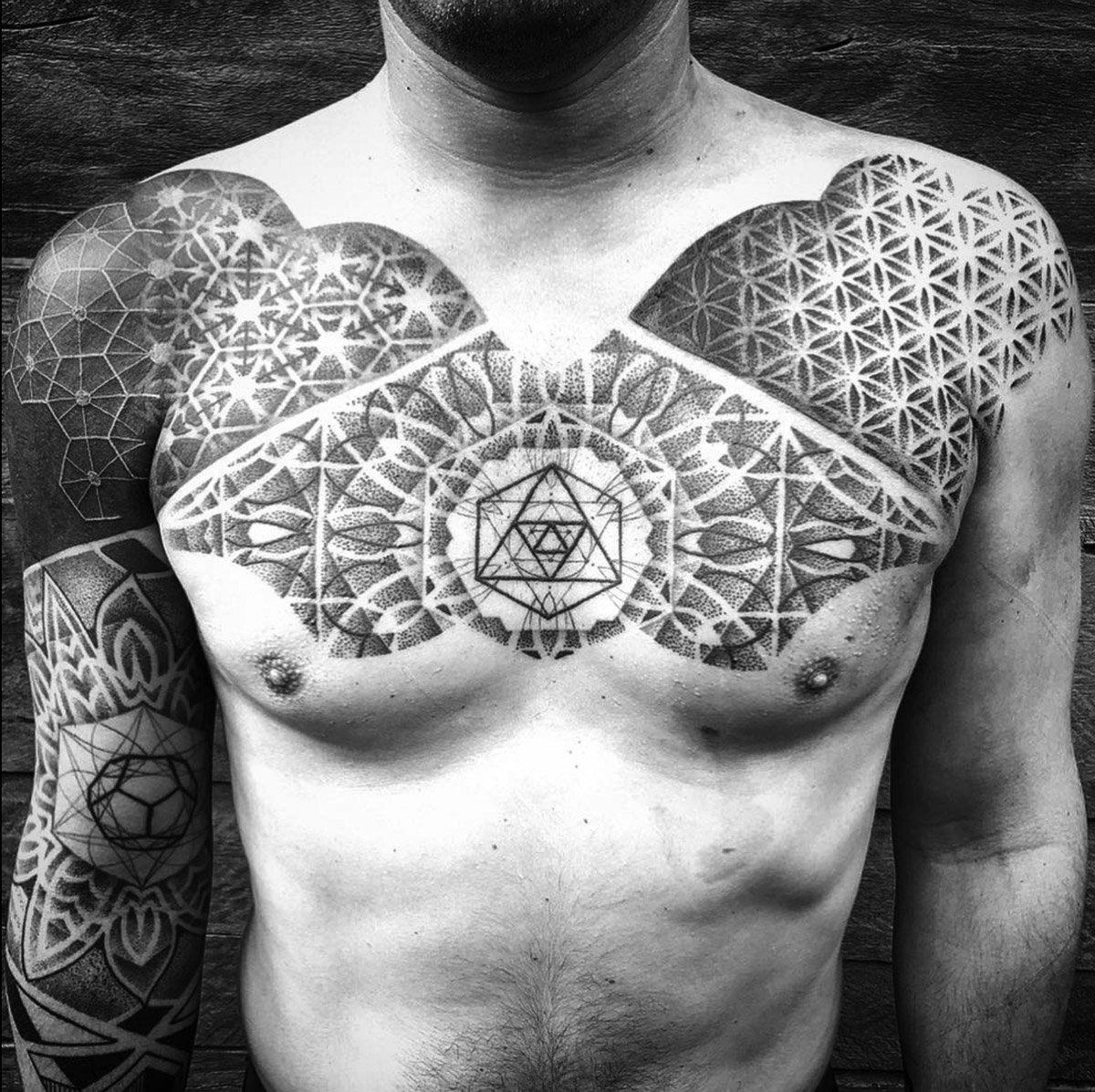 sacred geometry tattoo